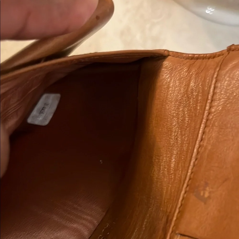 CHANEL Brown Leather Wallet